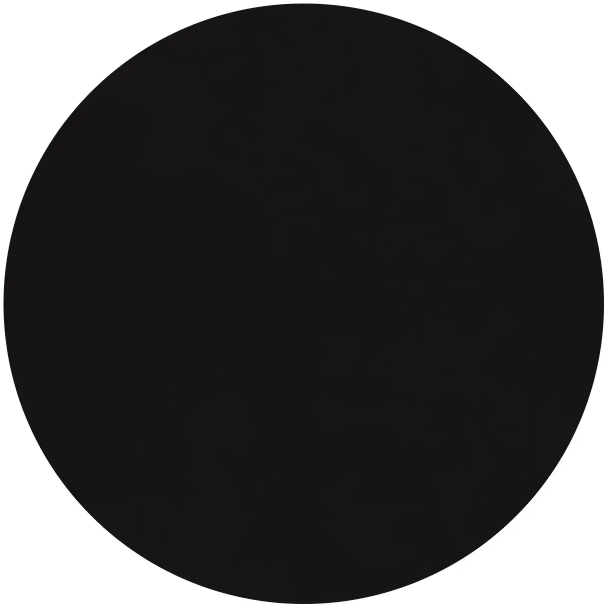 On Top™ bordsskiva HPL svart Ø80 cm