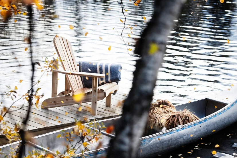 Classic adirondackstol cederträ