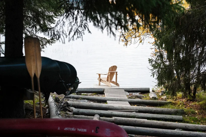 Classic adirondackstol cederträ