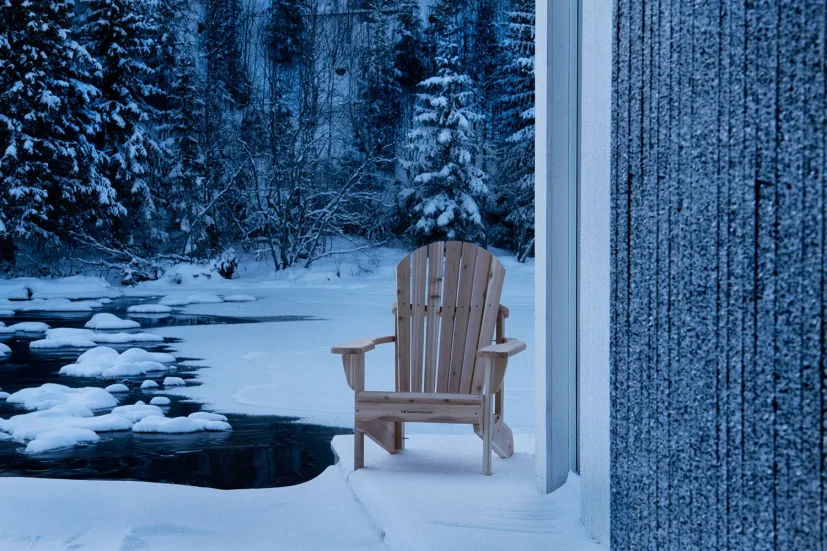 Classic adirondackstol cederträ