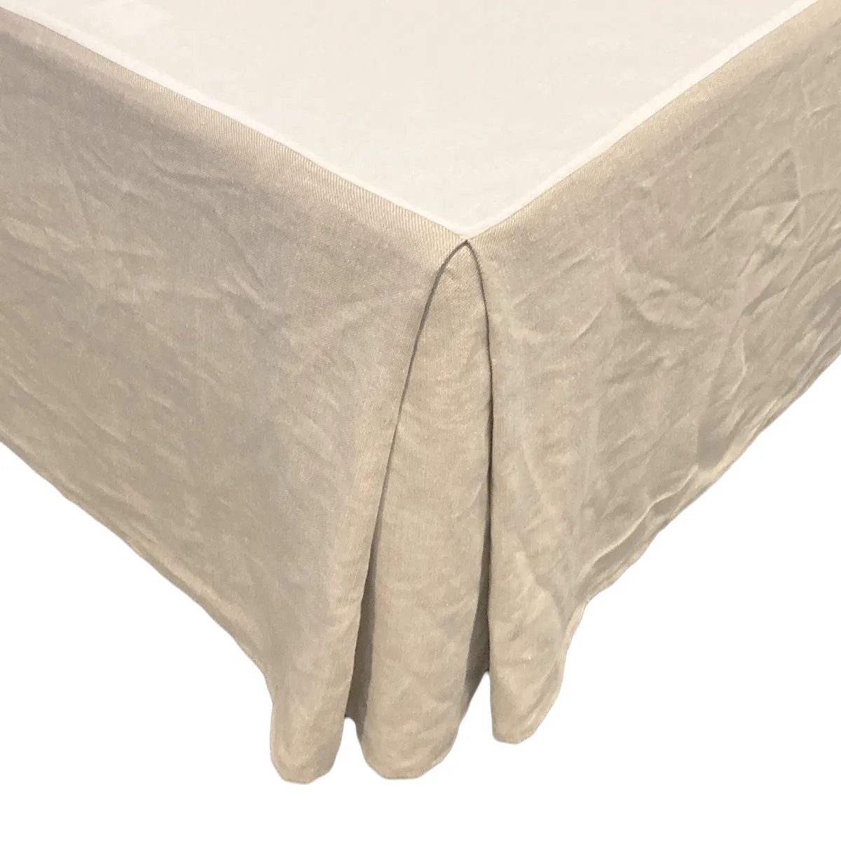 London sänggavel + sängkappa Linne Sand, 180x200 cm