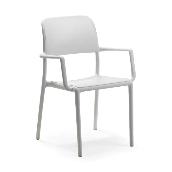 Nardi Riva karmstol vit