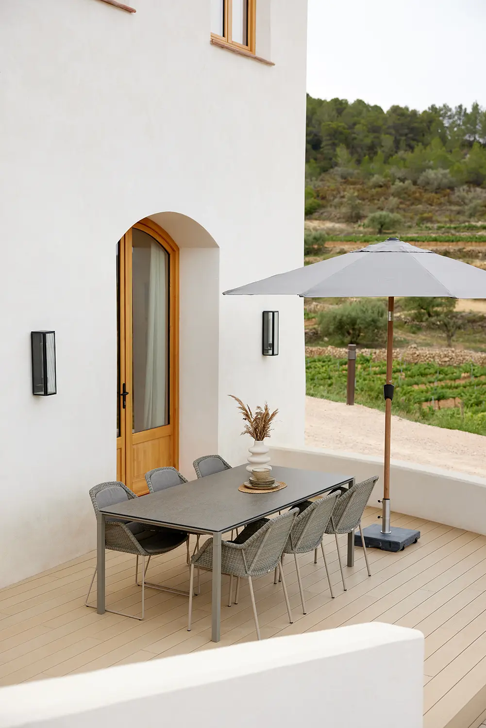 Breeze stapelstol taupe