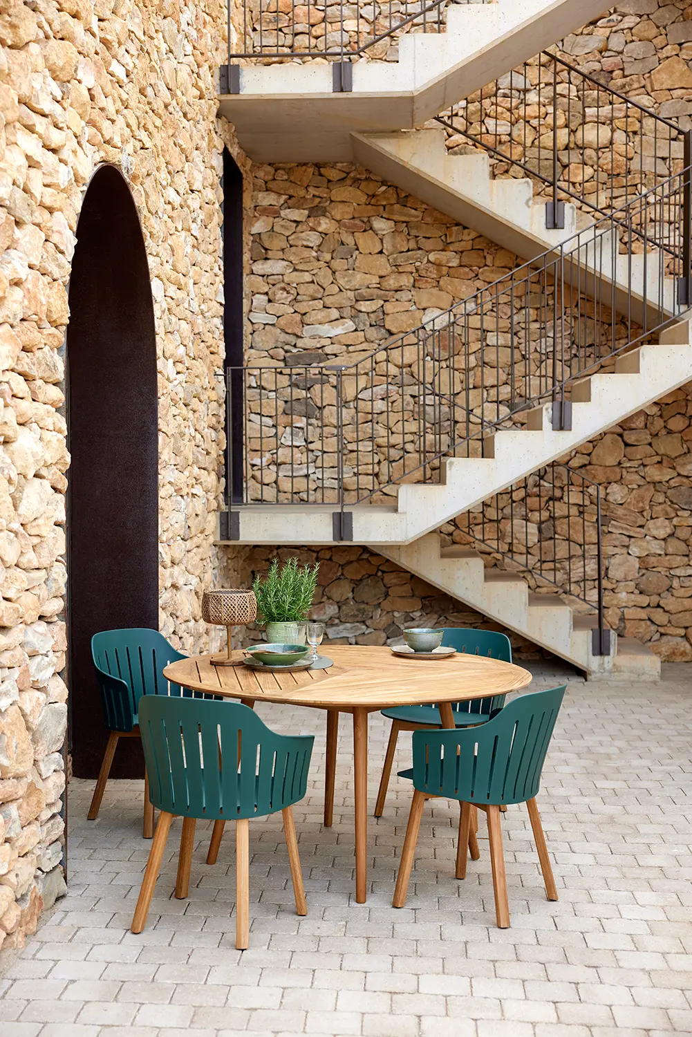 Define matbord Teak Ø144 cm