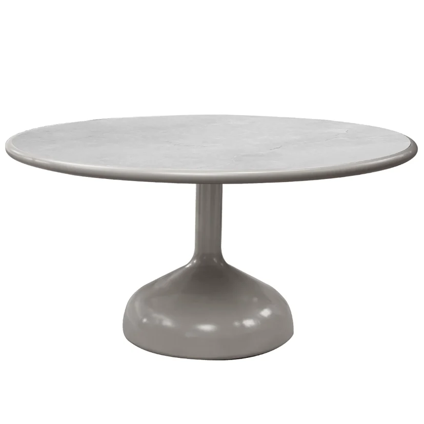 Glaze matbord Taupe/keramik Ø147 cm