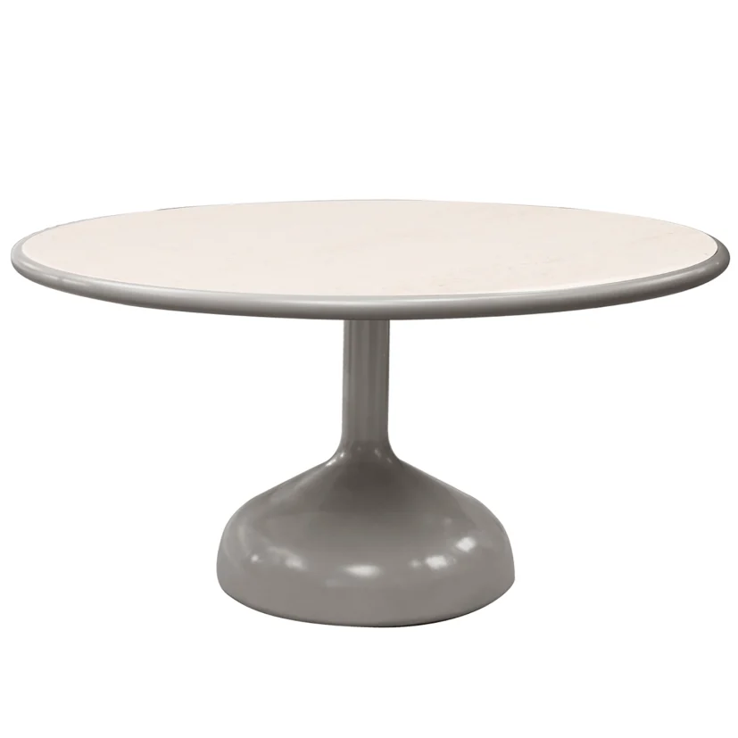 Glaze matbord Taupe/keramik Ø147 cm