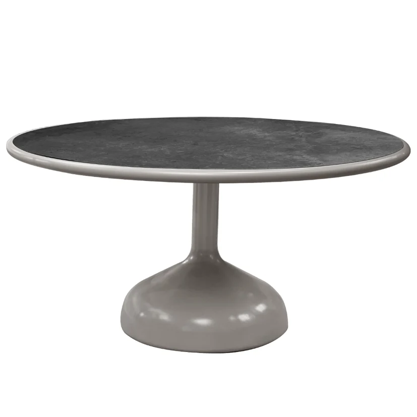 Glaze matbord Taupe/keramik Ø147 cm