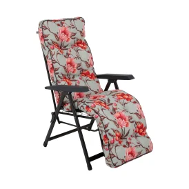 Baden-Baden vilstol med dyna – rosablommig