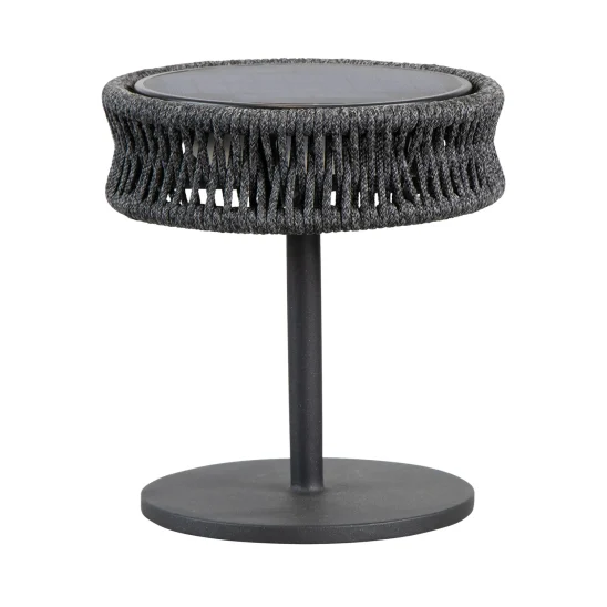 Illusion bordslampa liten mörkgrå