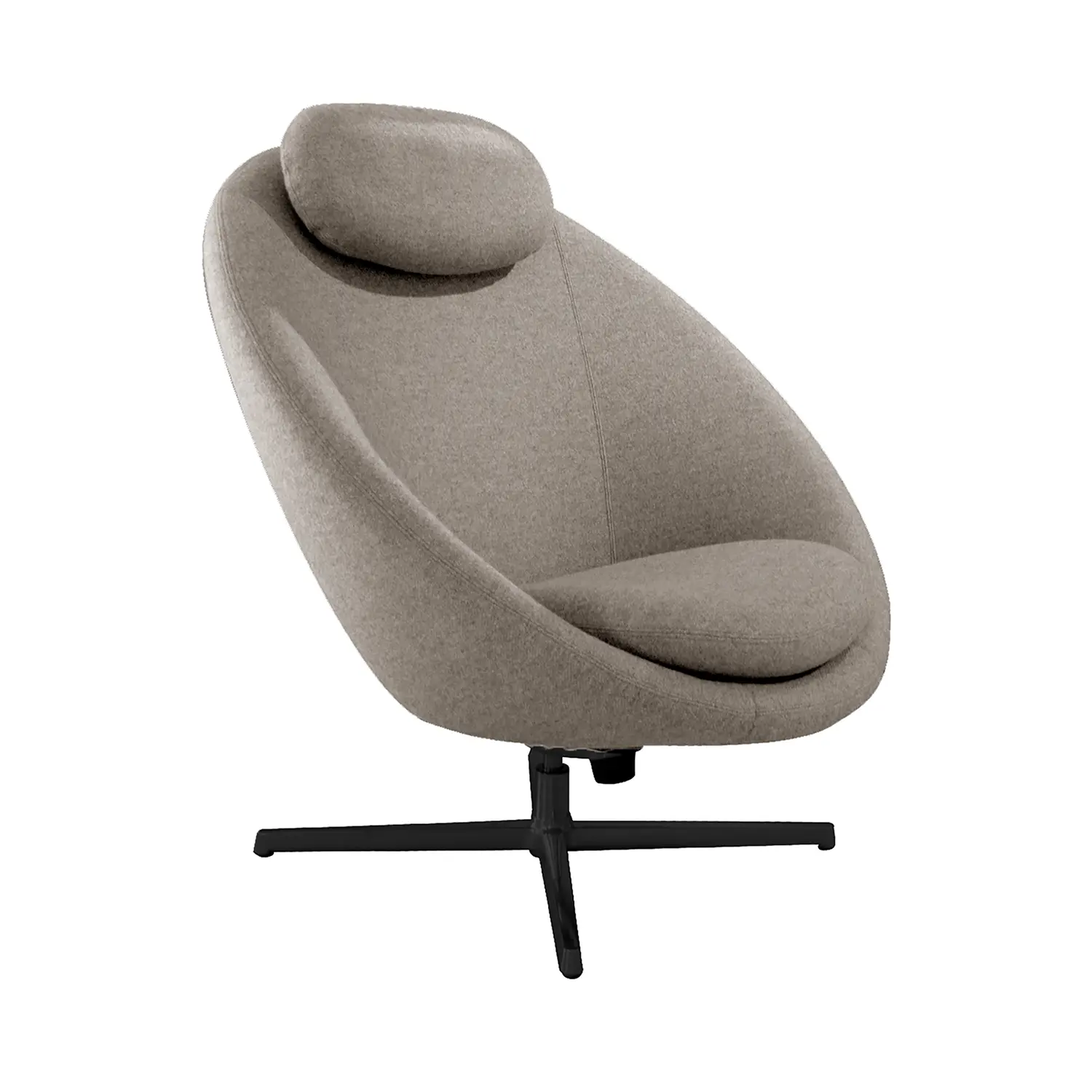 Product Image for Pace snurrfåtölj Svart/Ljusbrun Zen