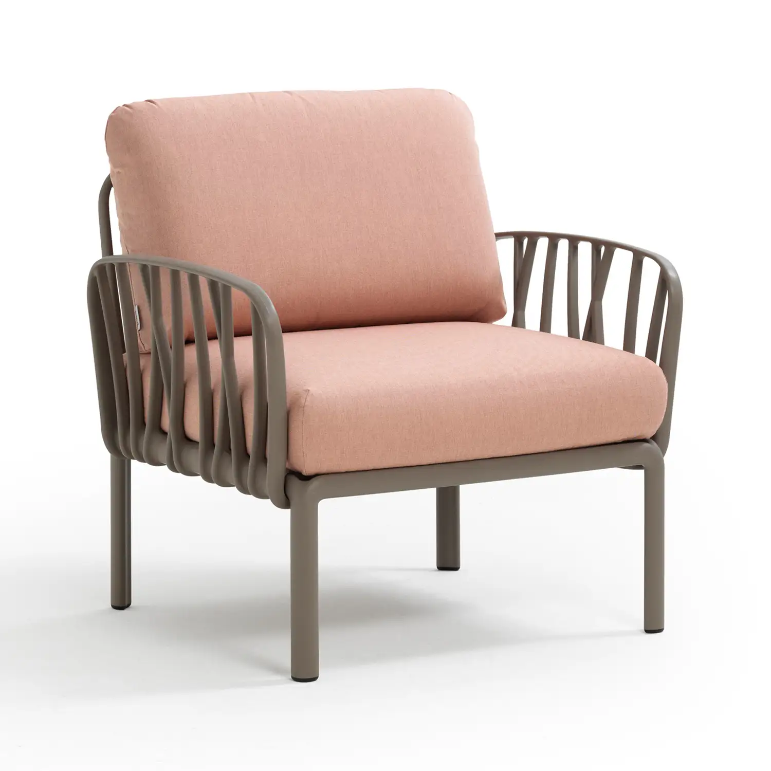 Nardi Komodo fåtölj taupe/rosa quarzo