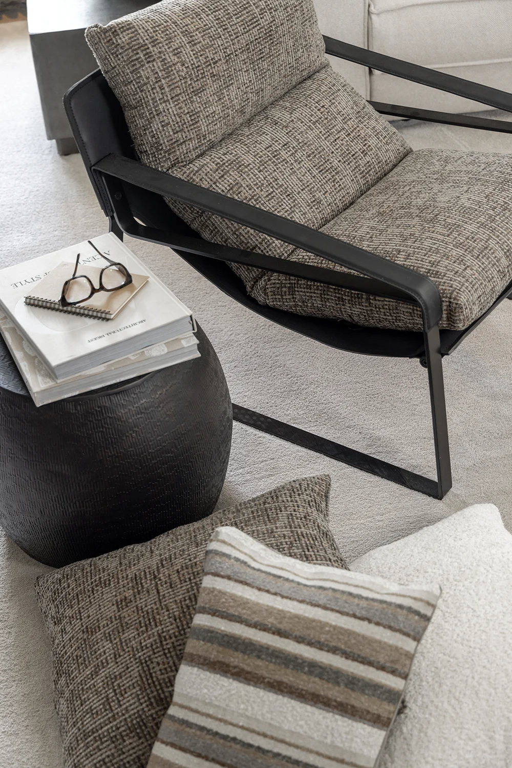 Hillsdale fåtölj Chanel Taupe