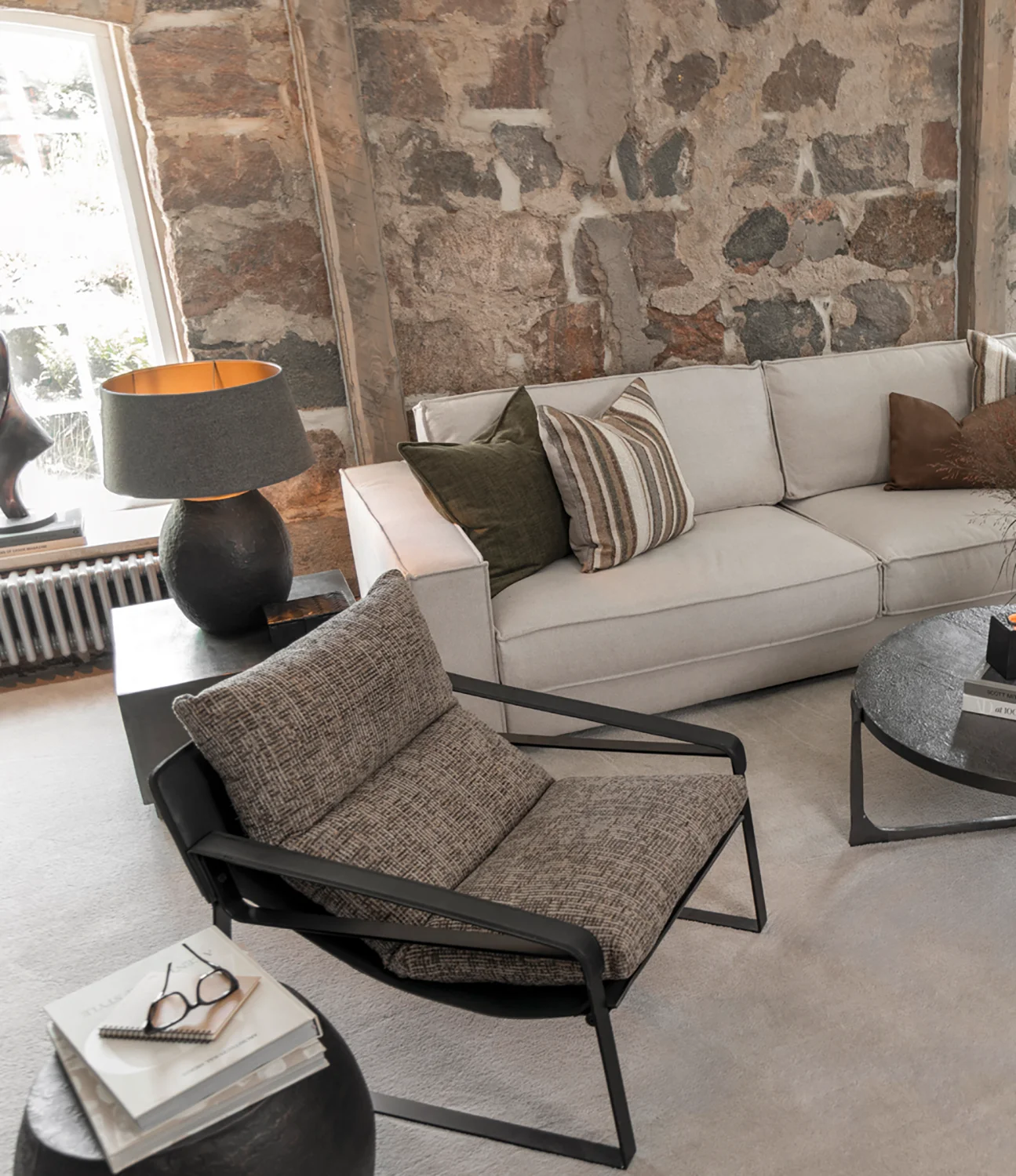 Hillsdale fåtölj Chanel Taupe