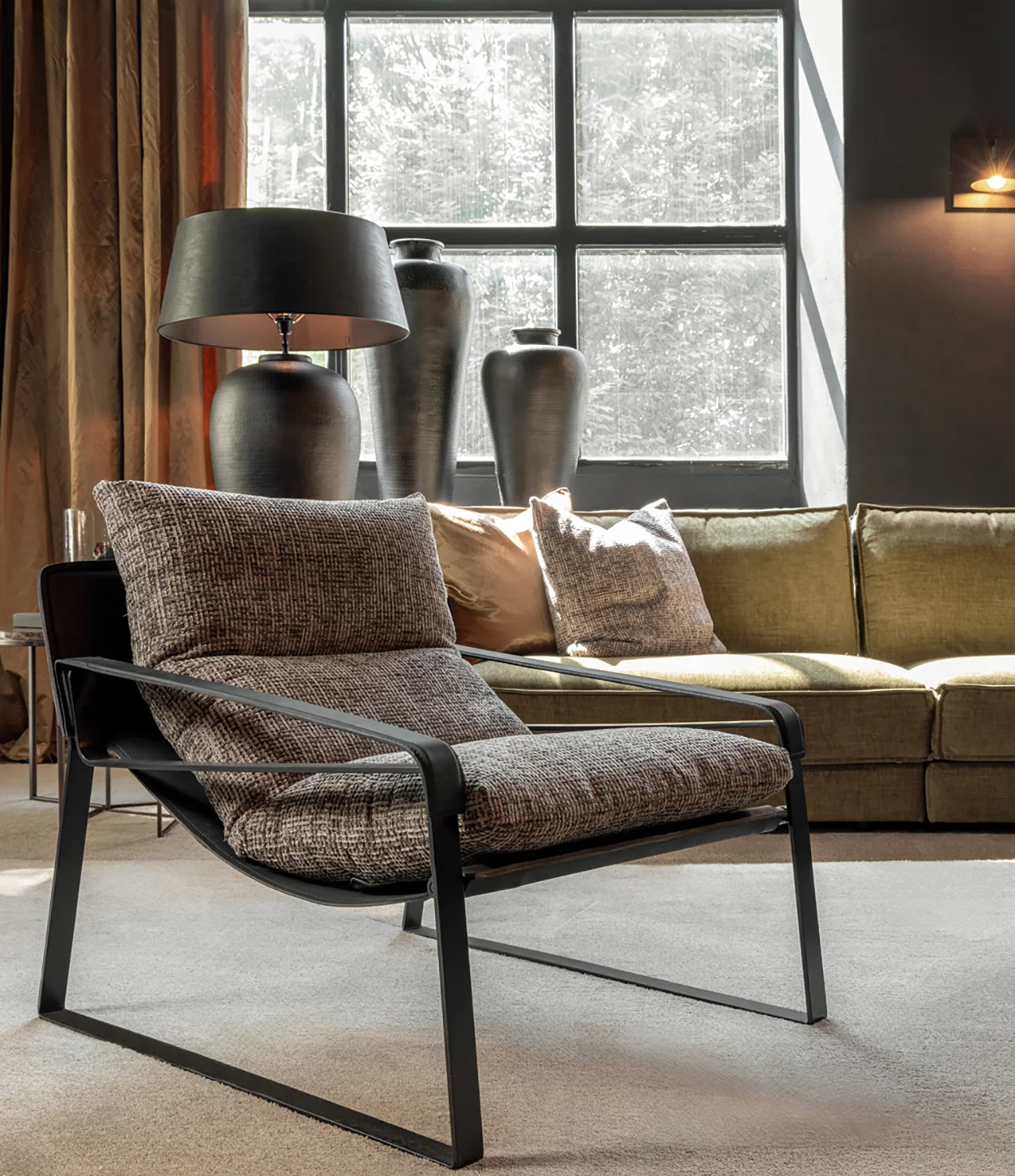 Hillsdale fåtölj Chanel Taupe