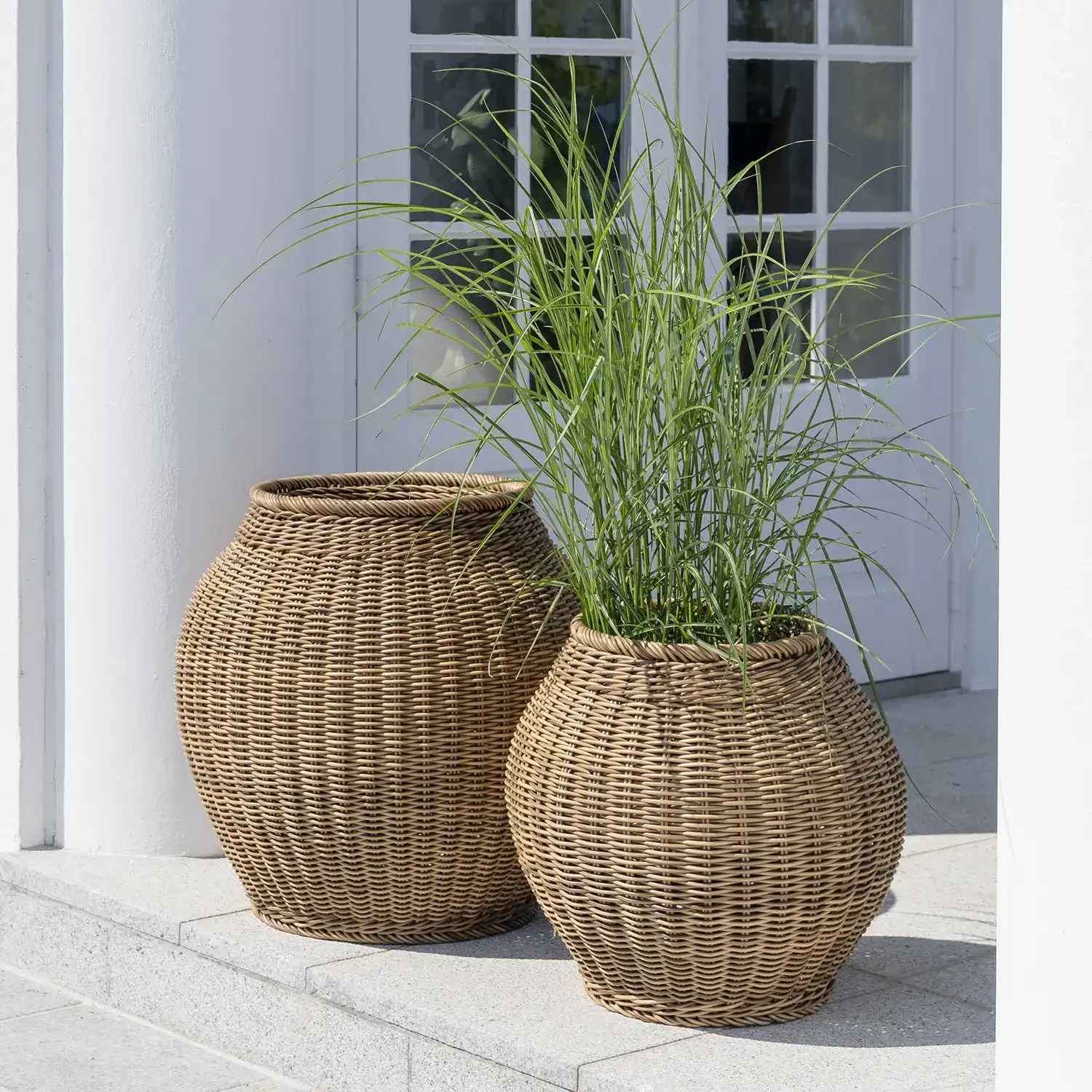 Ellis korg kastanj Ø40 cm