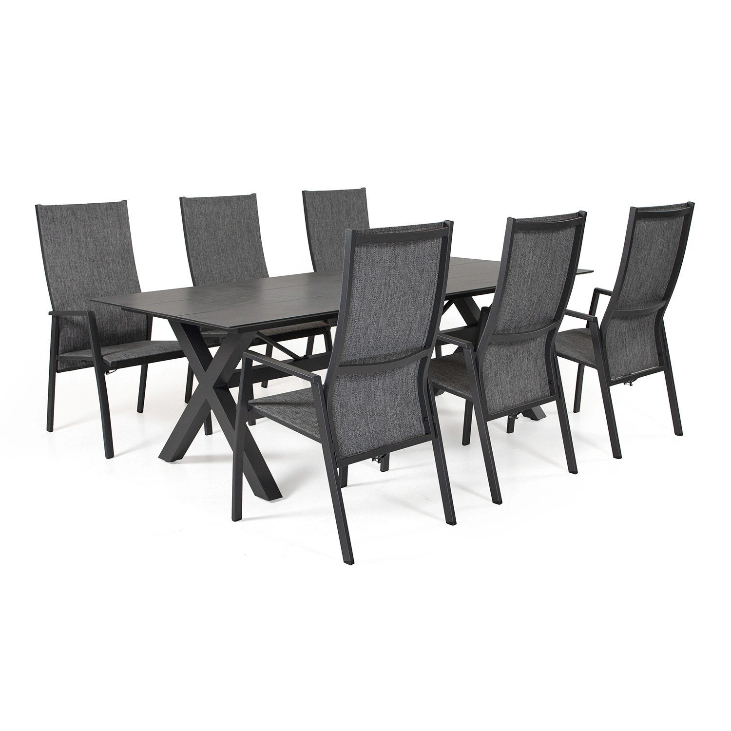 York matbord med Dallas positionsstolar.