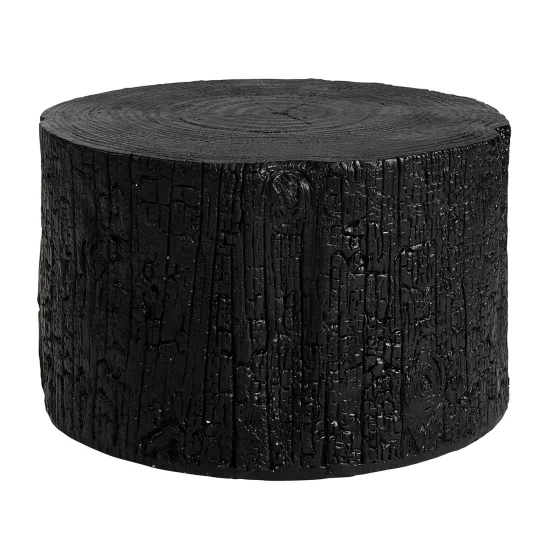 Artwood Timber sidobord svart Ø60 cm