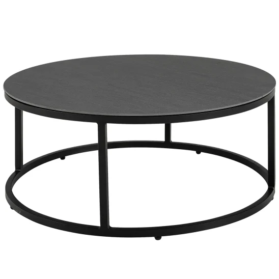 Artwood Romano soffbord svart Ø90 cm