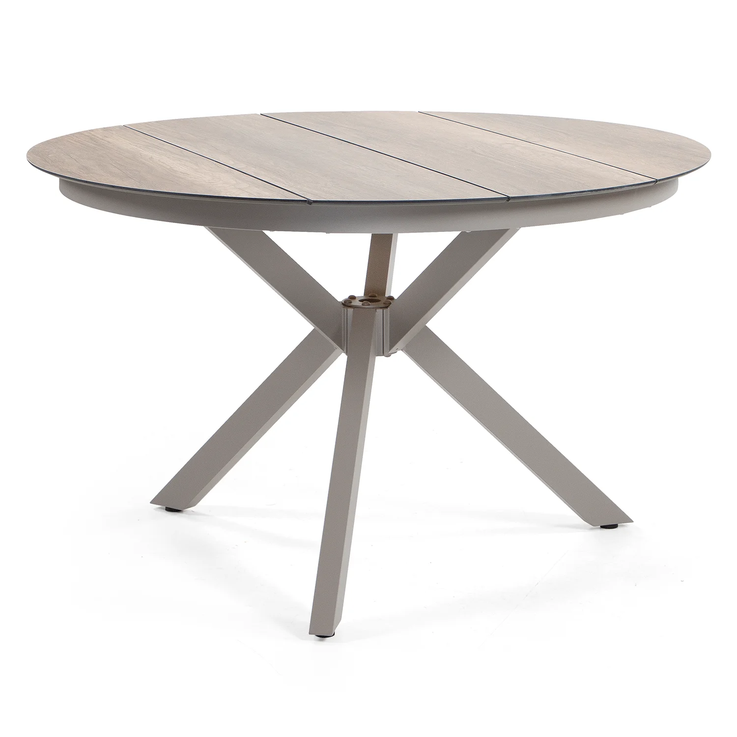 Product Image for York matbord khaki/trälook Ø120 cm