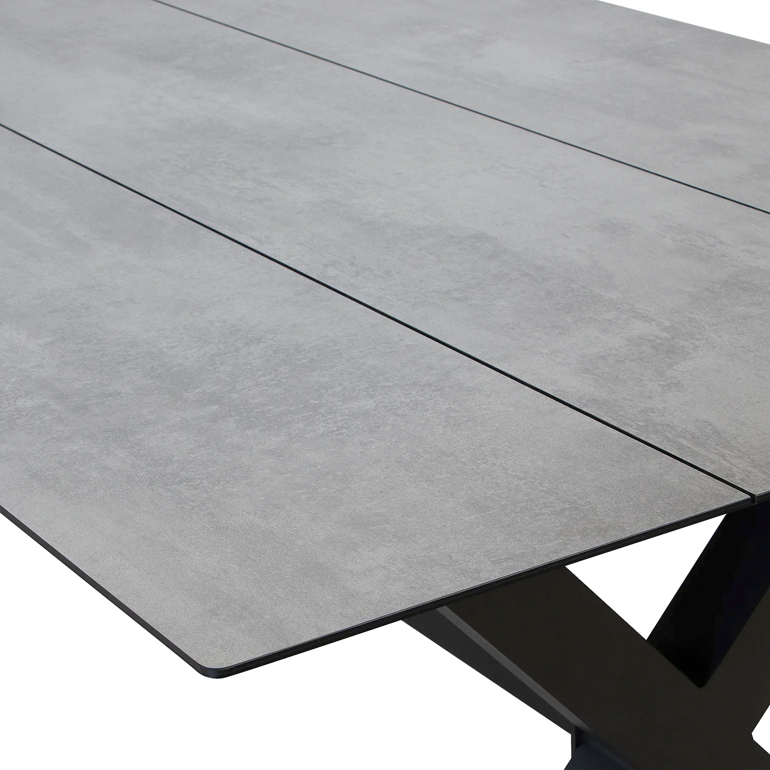York matbord antracit/betonglook 220x100 cm