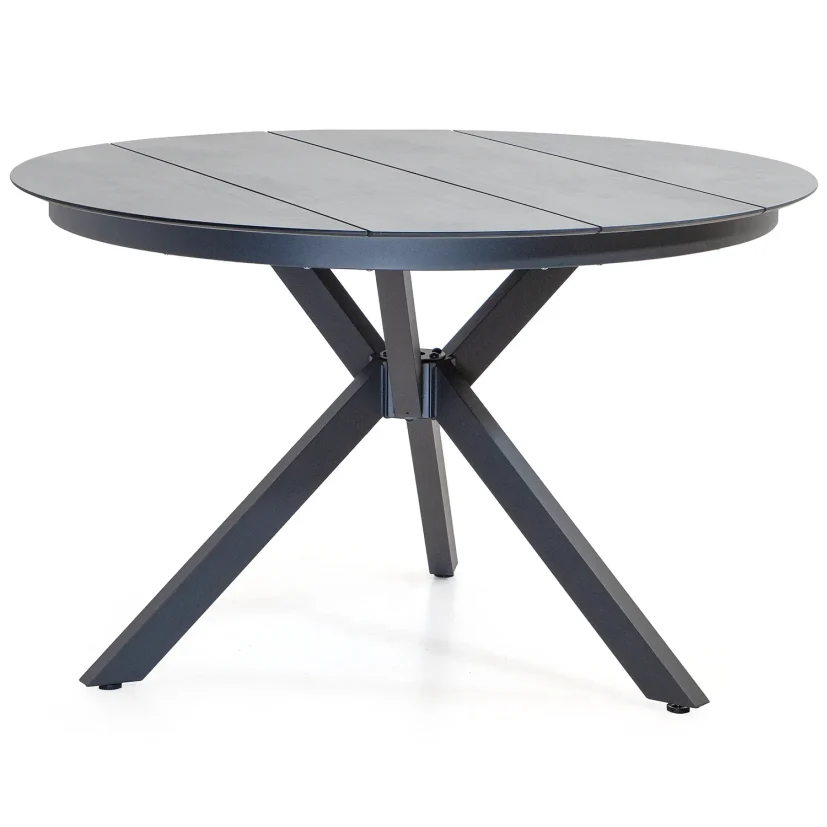 York matbord antracit/betonglook Ø120 cm