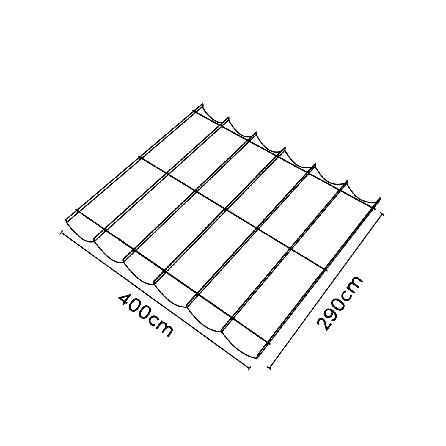 Coolfit pergolatak 290x400 cm