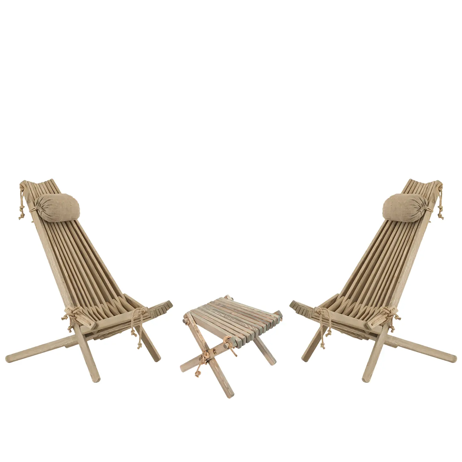 Product Image for Ecochair/Lilli Set Ask oljad grå