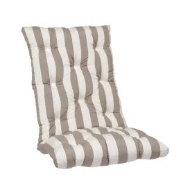 Flockdyna Hög Taupe rand dralon, 56 cm