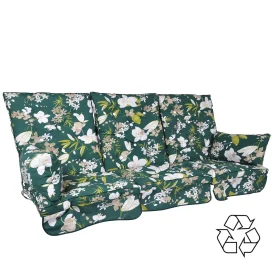 Hammockdynor låg rygg bomull - Botanical grön