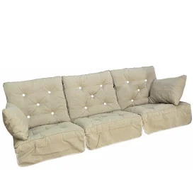 Hammockdynor låg rygg dralon - sand