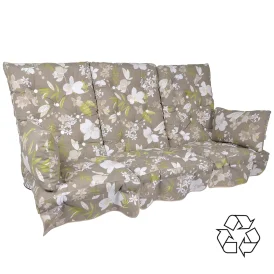 Hammockdynor hög rygg bomull - botanical beige