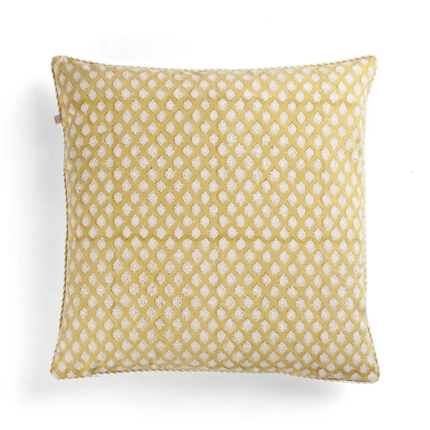 Product Image for Kuddfodral Medallion yellow olive 50x50 cm