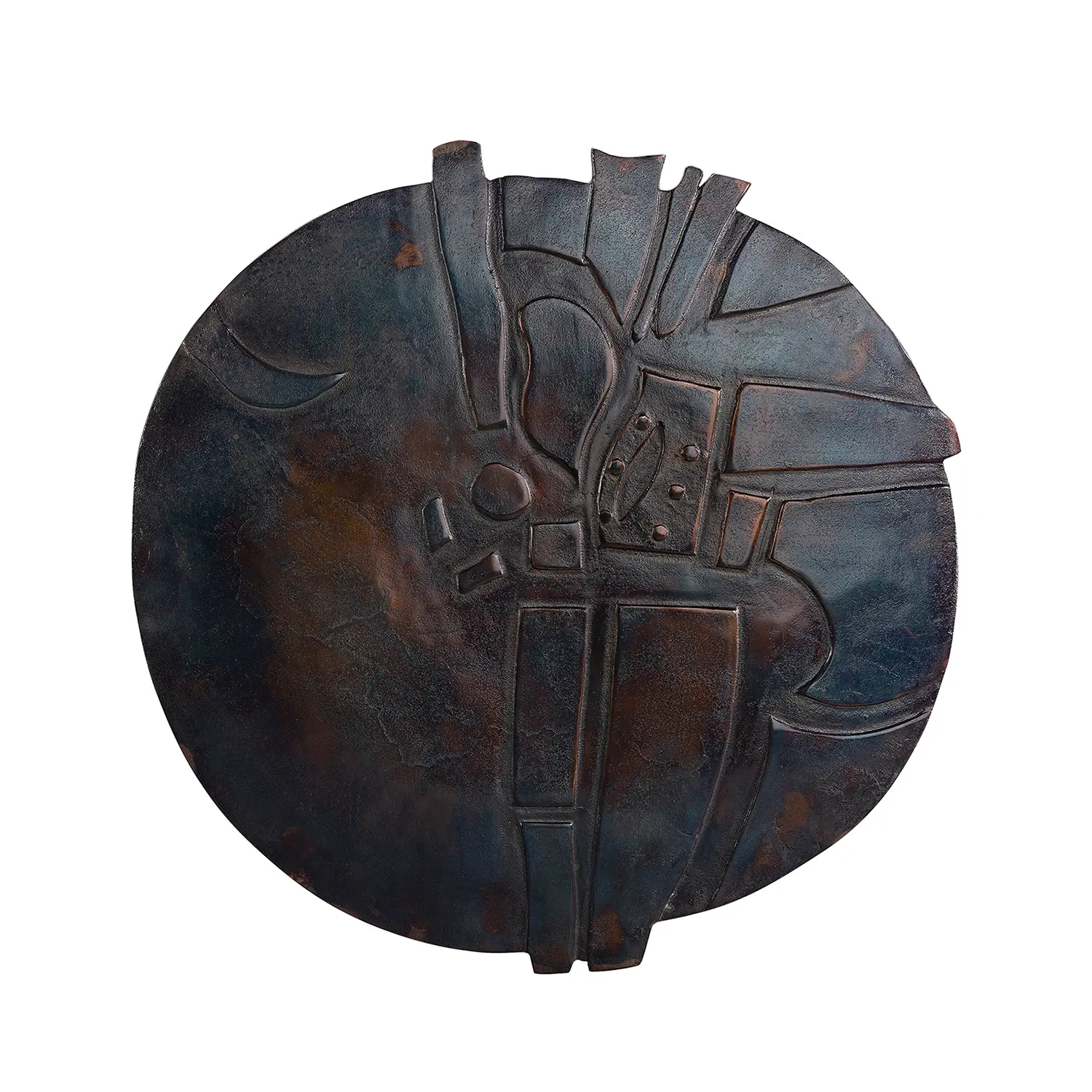 Product Image for Murale väggdekoration antique bronze Ø60 cm
