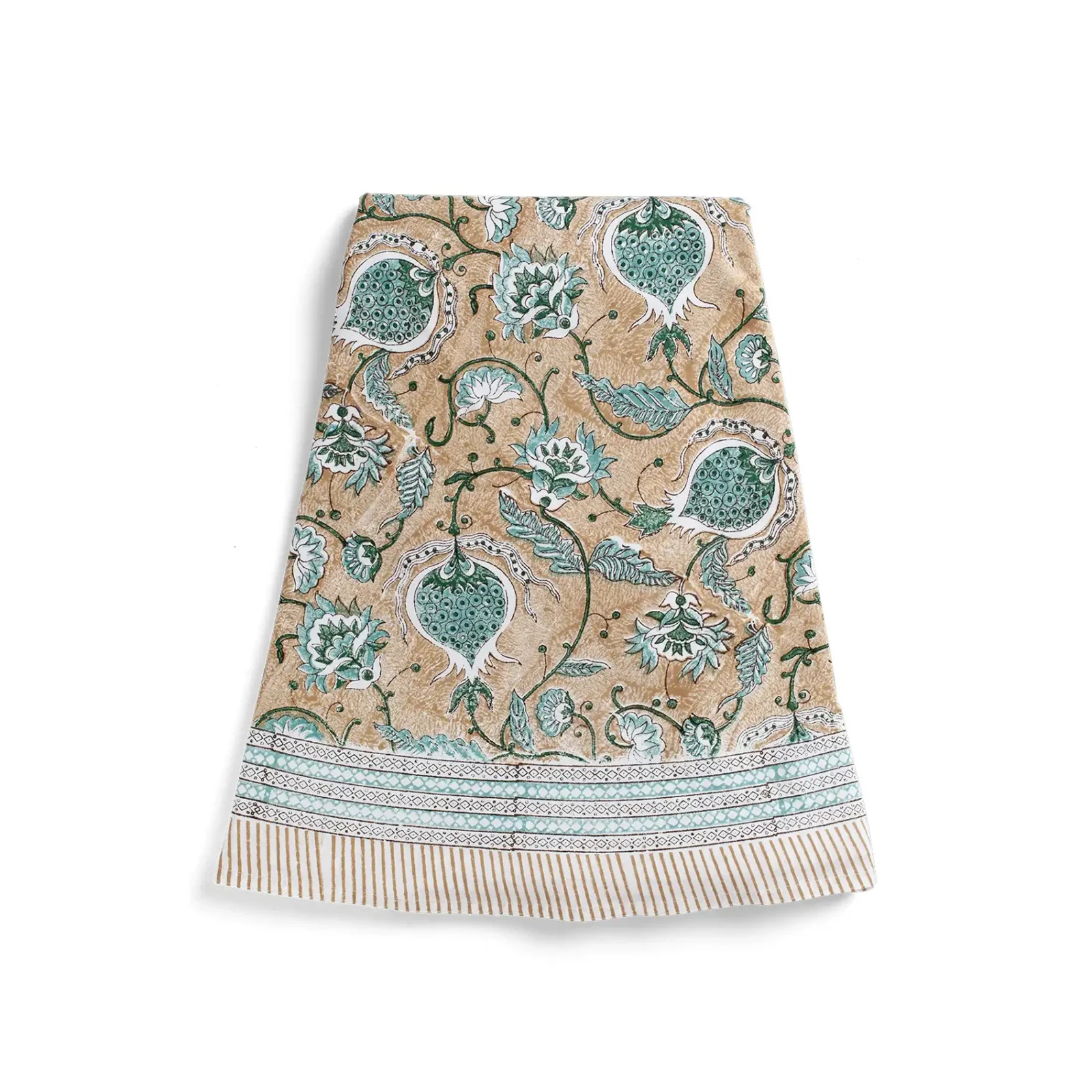 Bordsduk Pomegranate beige, Ø220 cm