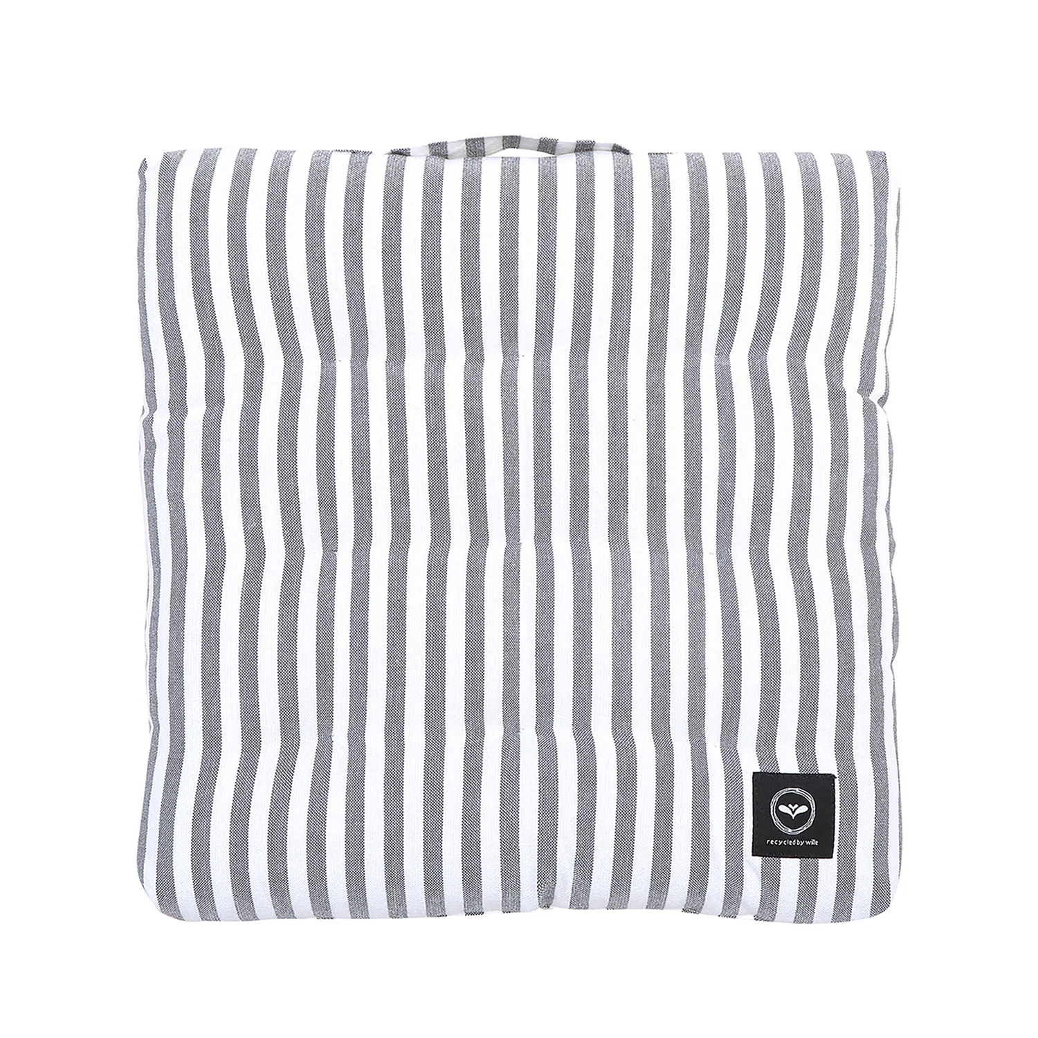 Product Image for Melker sittdyna vaxad, grå/vit, 38x38 cm