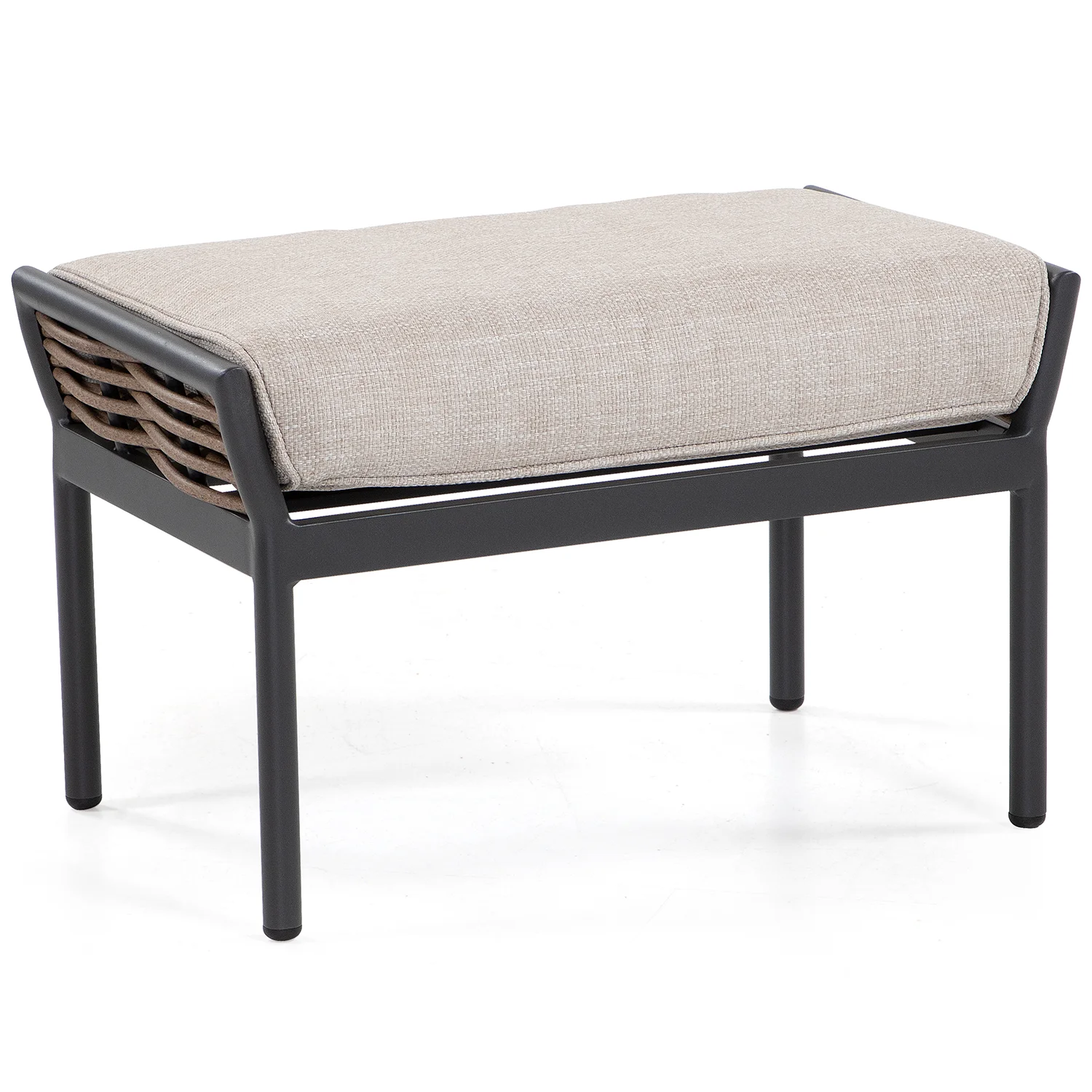 Cuba fotpall antracit/brun/beige allväder