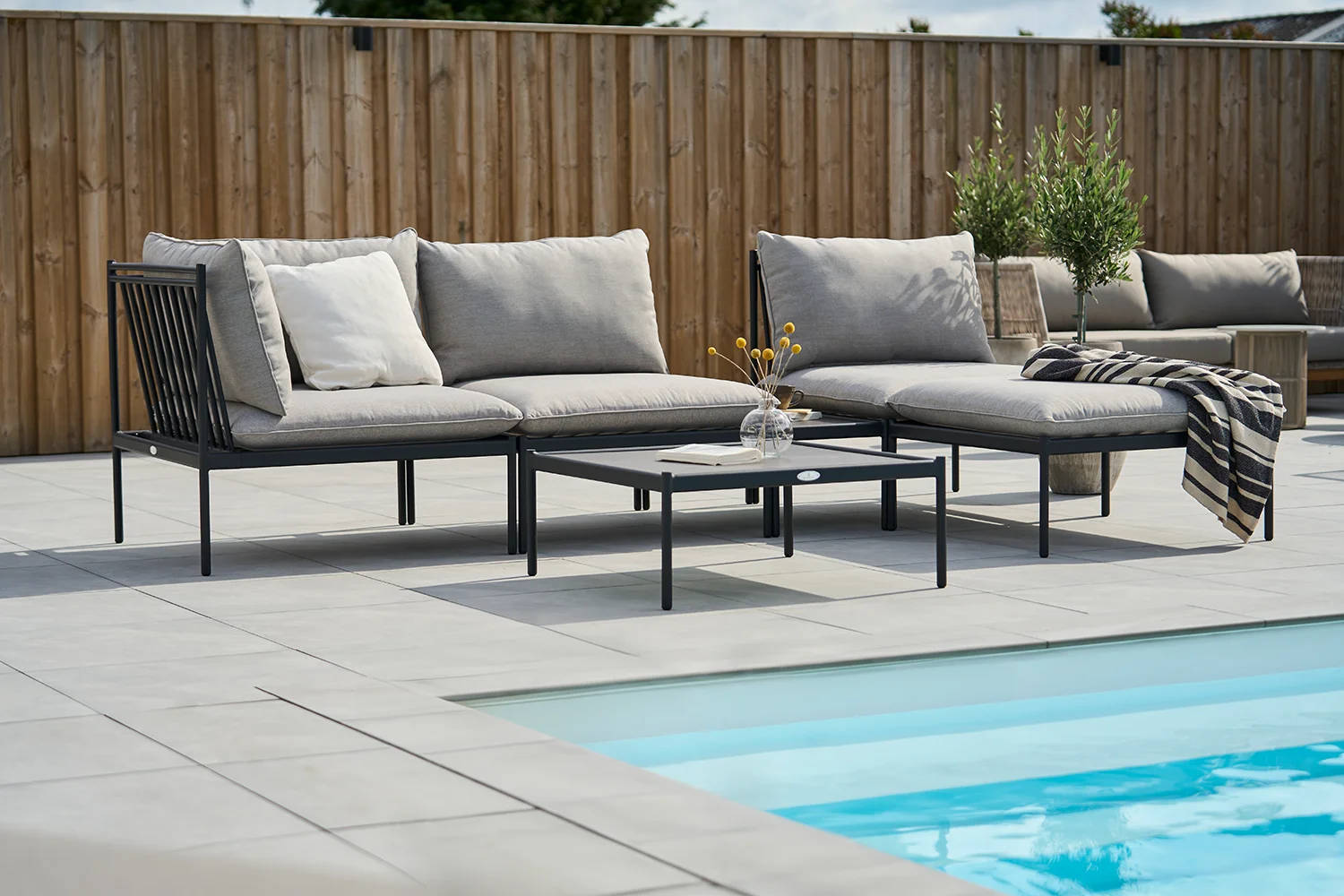 Bolmsö divan sand/fjädergrå