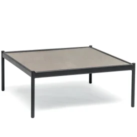 Bolmsö soffbord svart 80x80 cm