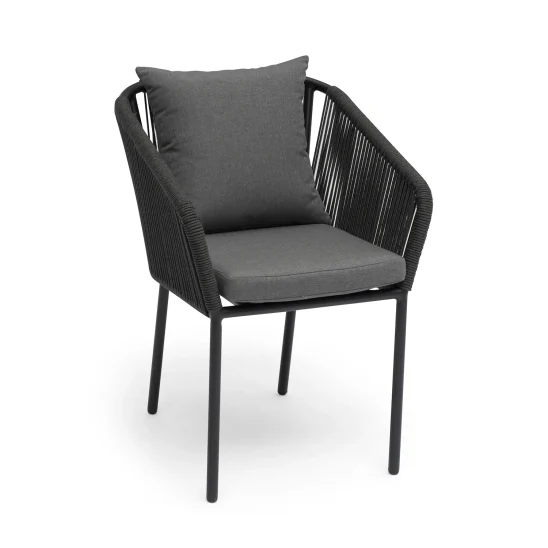 Lersund matstol svart