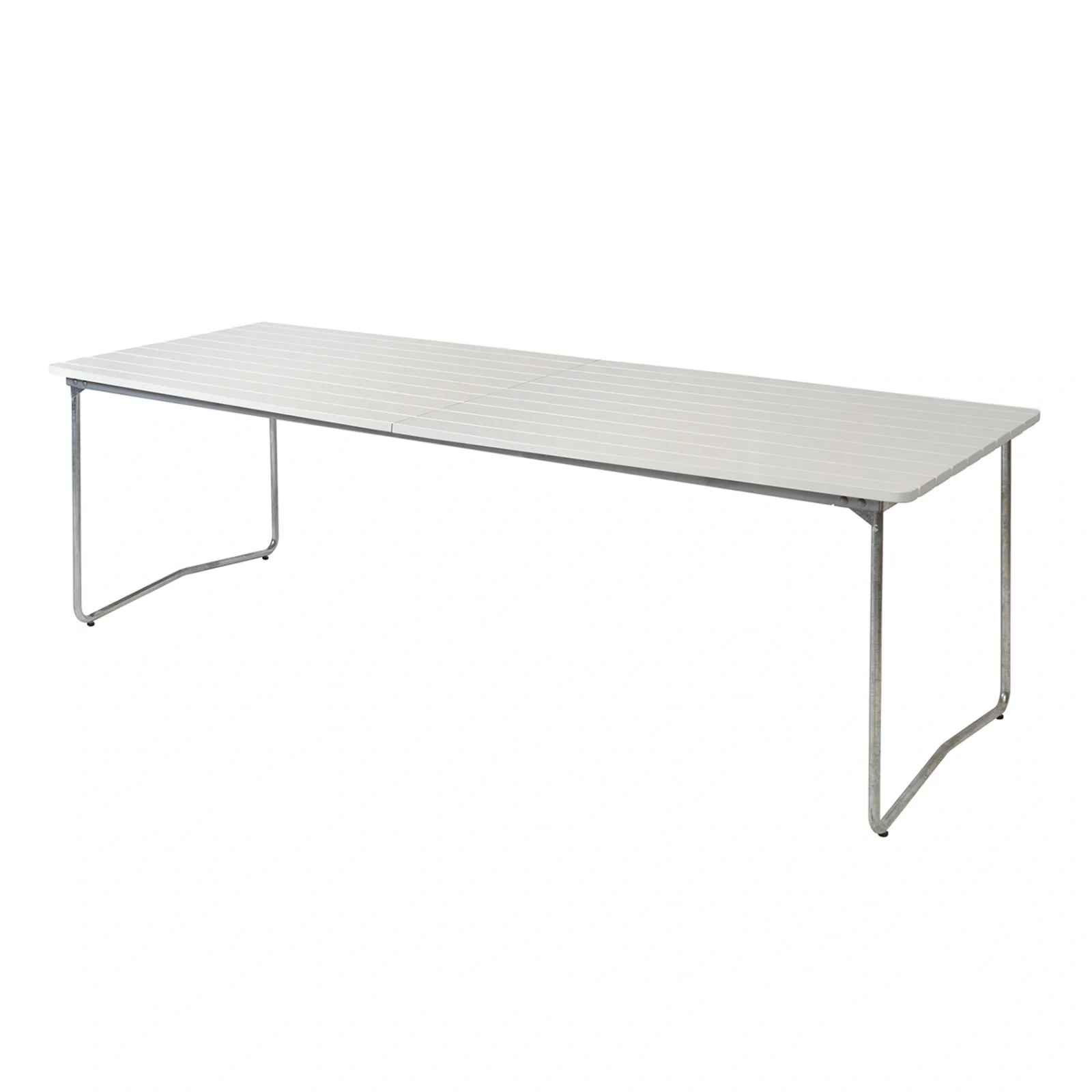 B31 bord vit ek / varmförzinkad 230x92 cm