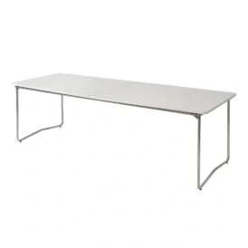B31 bord vit ek / varmförzinkad 230x92 cm