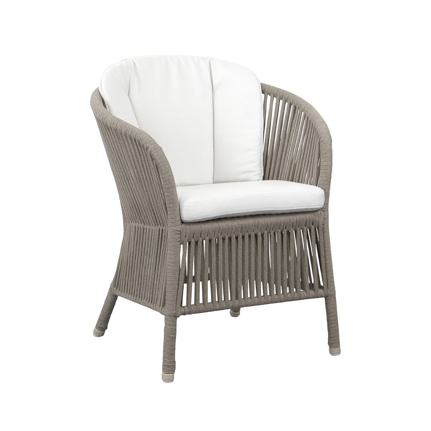 Derby karmstol taupe med dyna