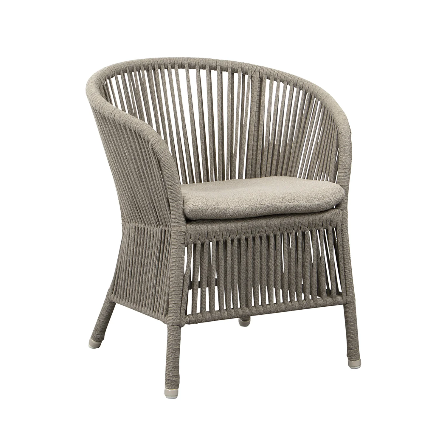 Derby karmstol taupe med dyna