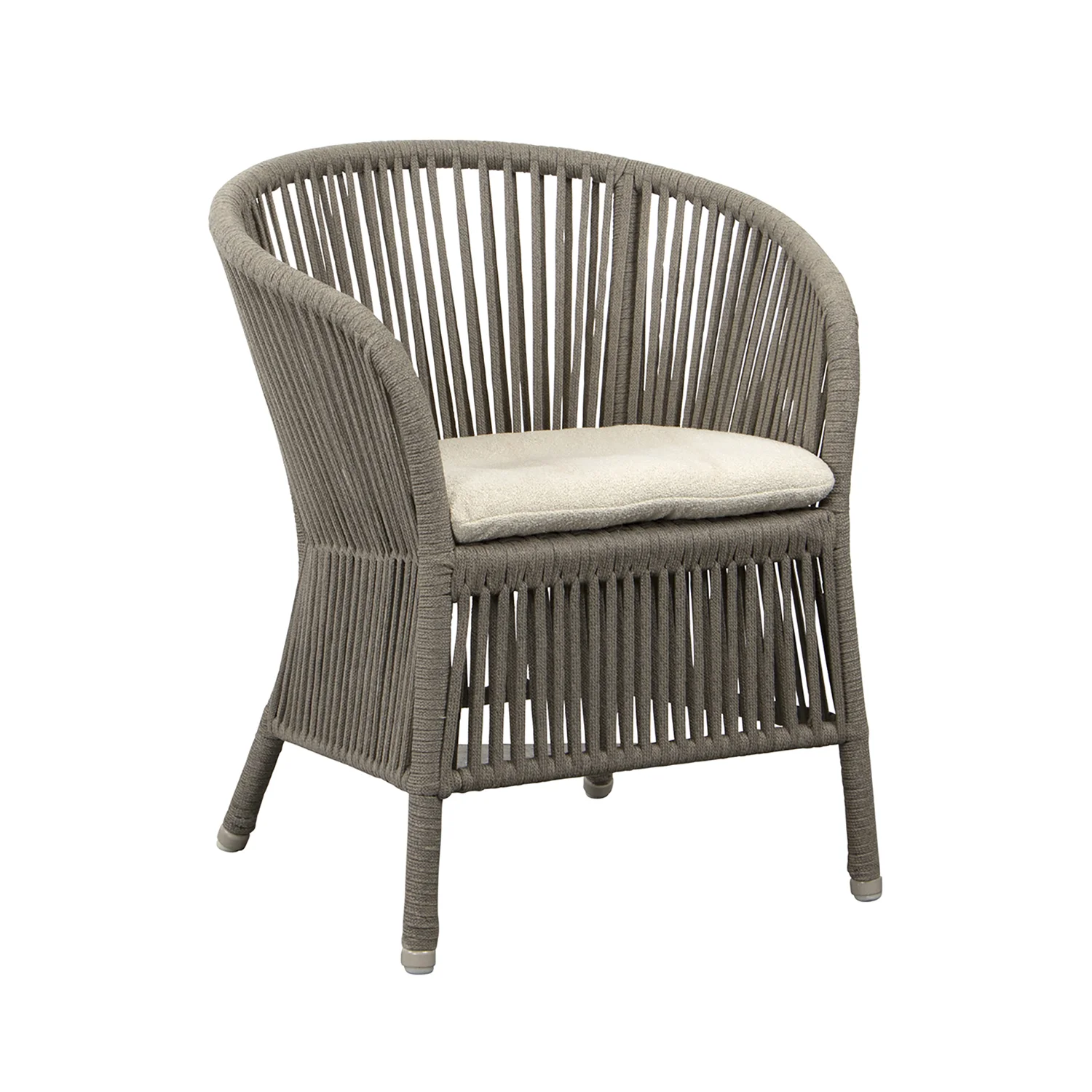 Derby karmstol taupe med dyna