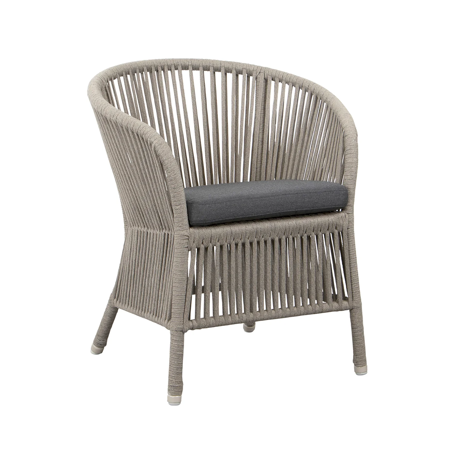 Derby karmstol taupe med dyna