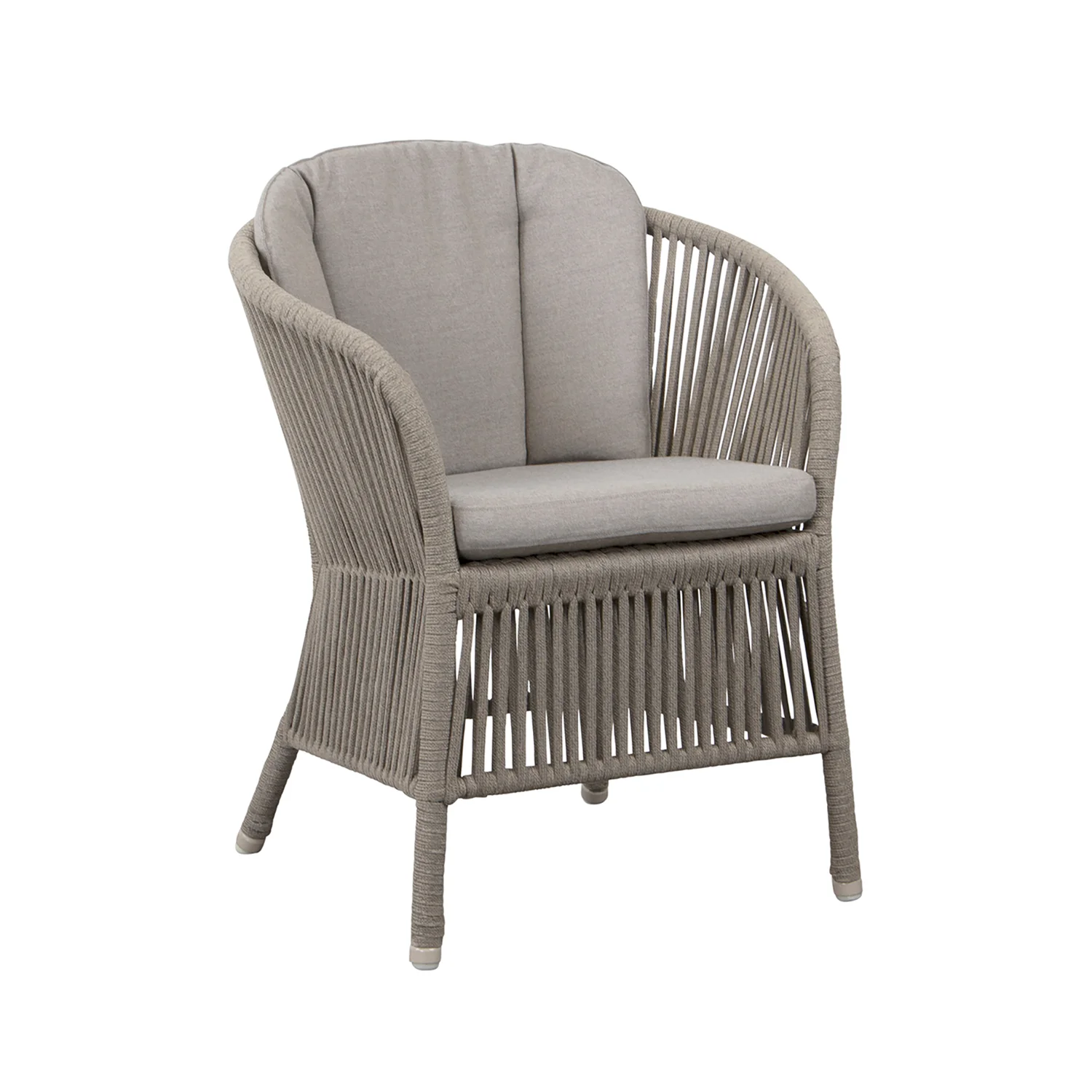 Derby karmstol taupe med dyna