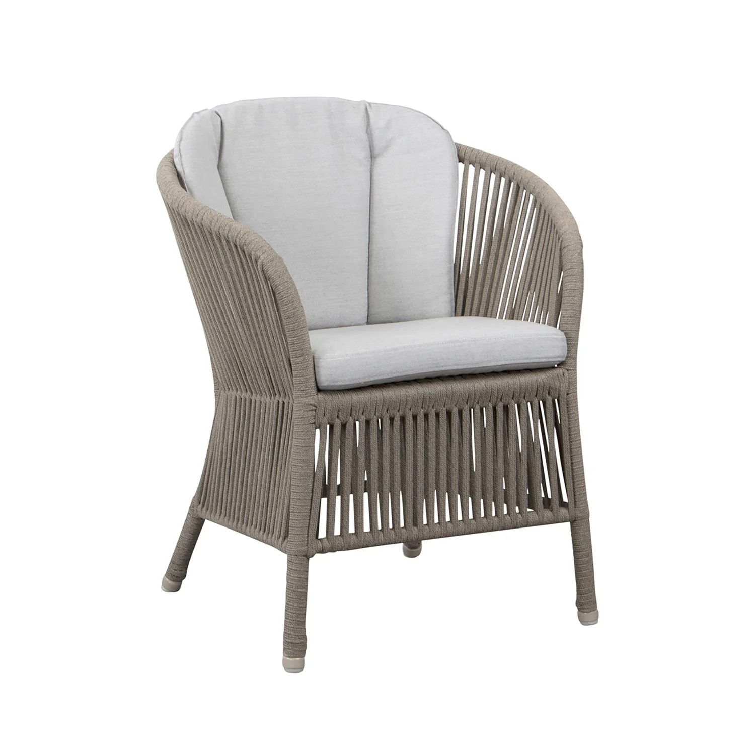 Derby karmstol taupe med dyna