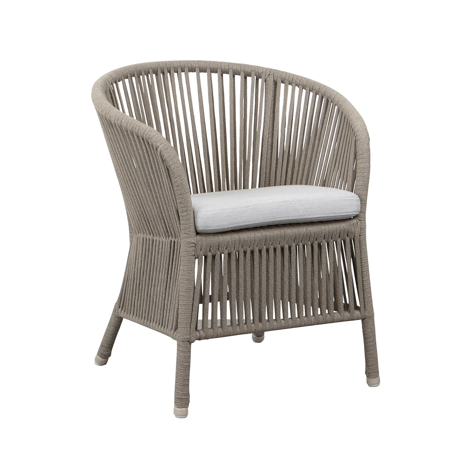 Derby karmstol taupe med dyna