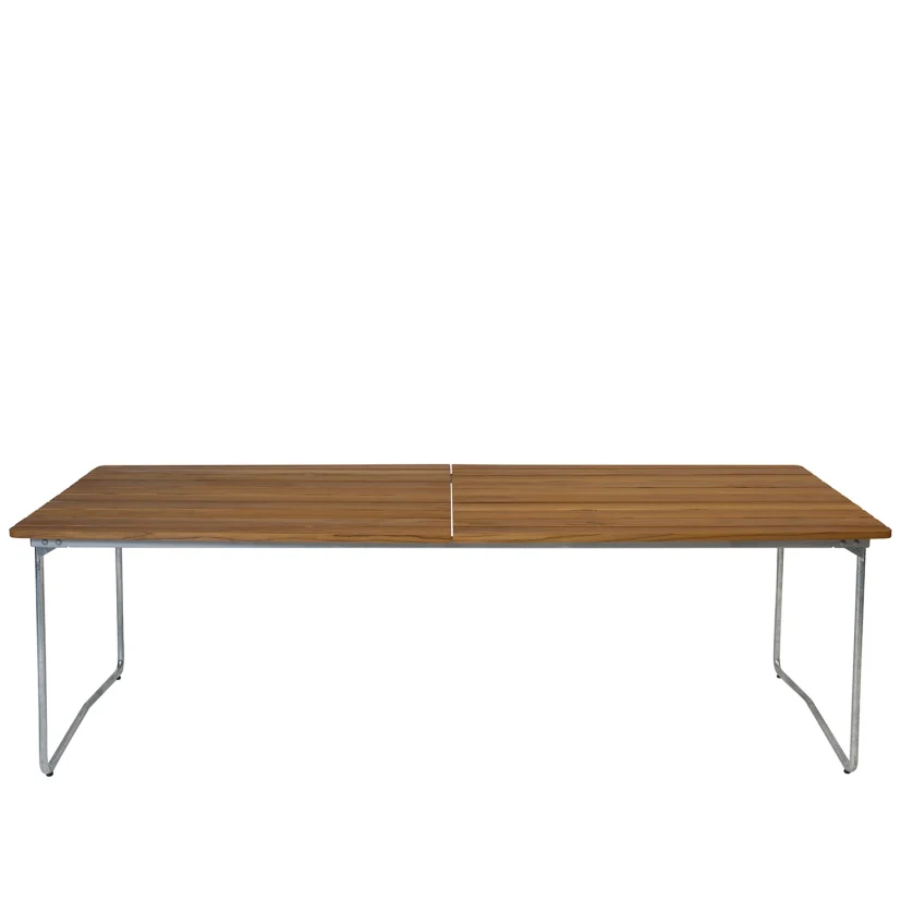 B31 bord teak/varmförzinkad 230x92 cm