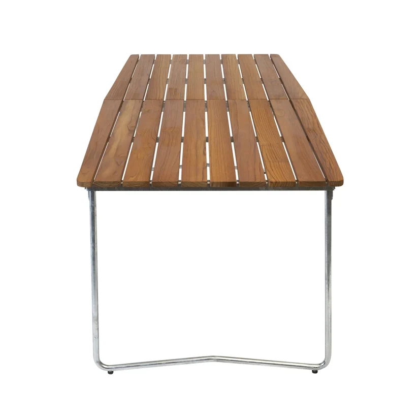 B31 bord teak/varmförzinkad 230x92 cm